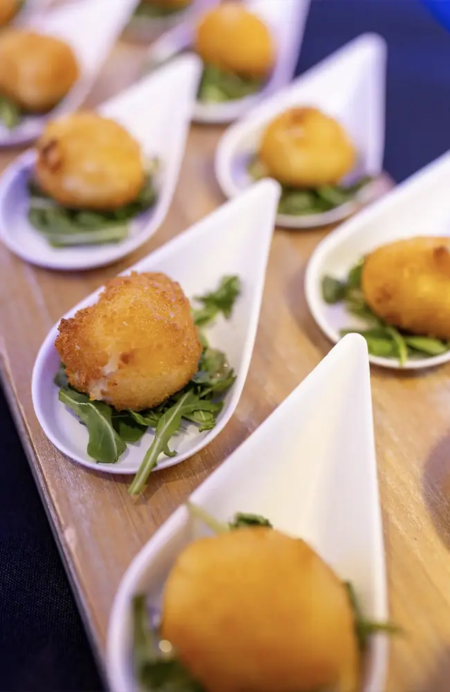 Office lunch catering spread